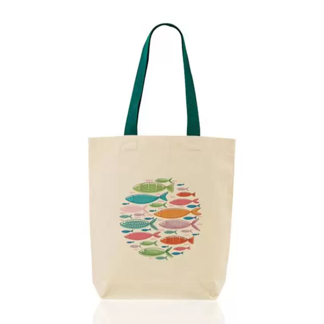 SAC EN TOILE GRANDES ANSES PERSONNALISABLE 'RYTA'