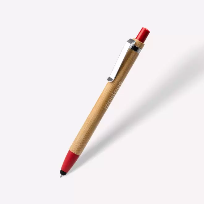 STYLO EN BAMBOU PERSONNALISABLE 'ANDREA COLOR'