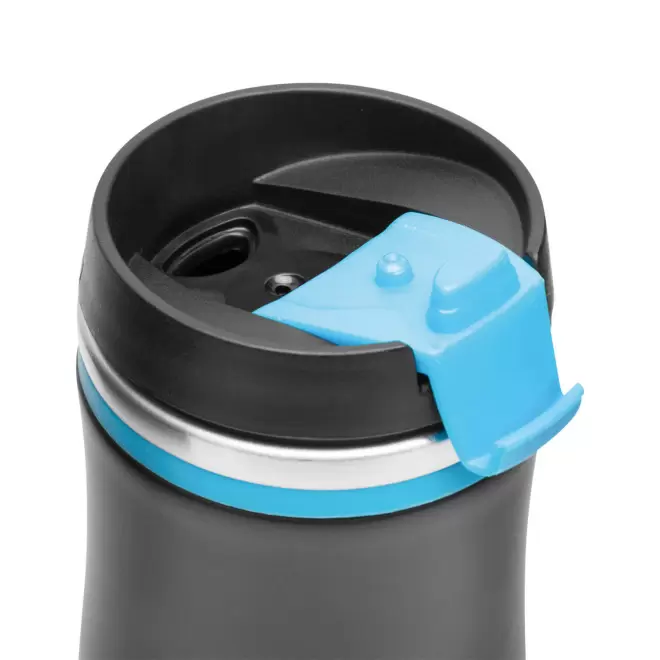 MUG ISOTHERME 400ML PERSONNALISABLE 'CREMA NOIR'