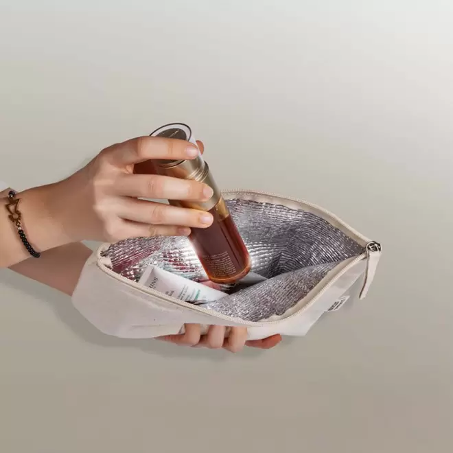 TROUSSE ISOTHERME EN COTON PERSONNALISABLE 'ANXY'