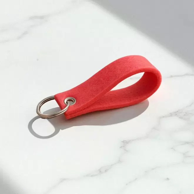 PORTE CLES EN FEUTRINE PERSONNALISABLE 'TICHU'