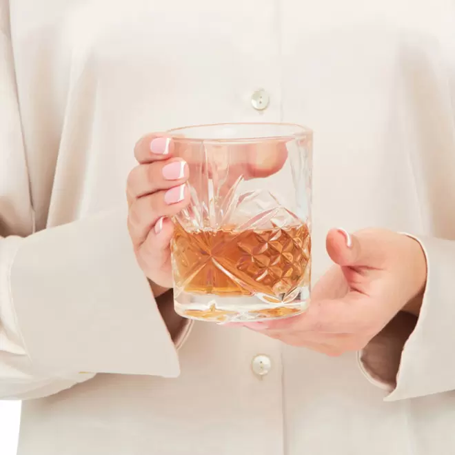 SET PERSONNALISABLE DE 2 VERRES A WHISKY 'JAYMY'