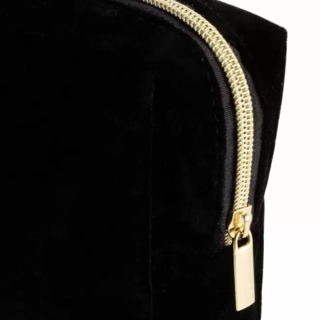 TROUSSE DE TOILETTE PERSONNALISABLE EN VELOURS 'DOUCE XL'