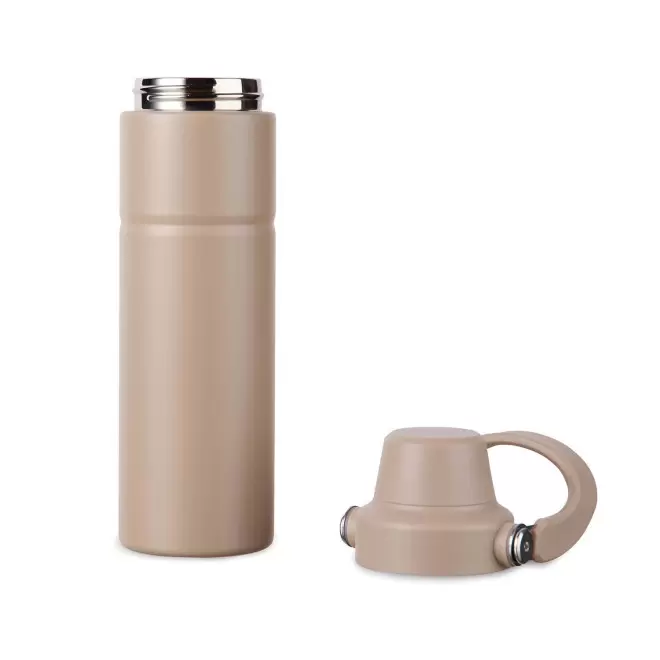 BOUTEILLE ISOTHERME PERSONNALISABLE POIGNEE 600ML 'TRAEK'