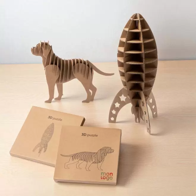 PUZZLE 3D EN KRAFT PERSONNALISABLE 'PULZINO'