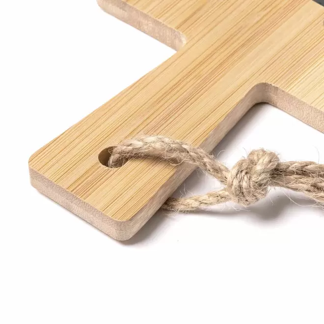 PLANCHE PERSONNALISABLE EN BAMBOU ET ARDOISE 'DOISA'