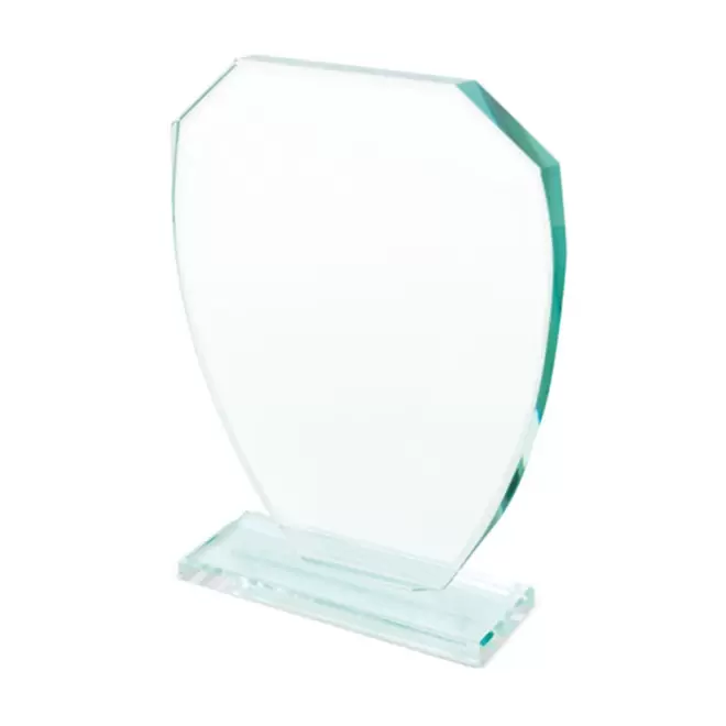 TROPHEE EN VERRE PERSONNALISE 'VICKY EMBLEME'