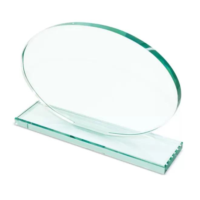 TROPHEE EN VERRE PERSONNALISE 'VICKY OVALE'