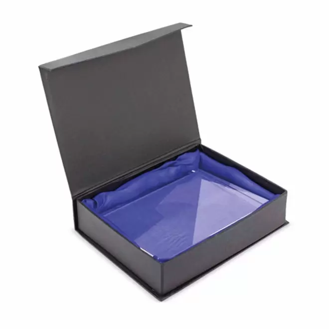 TROPHEE EN VERRE PERSONNALISE 'RECTANGLE SANS SOCLE'