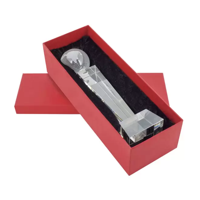 TROPHEE EN VERRE PERSONNALISE 'VICKY GLOBUS'