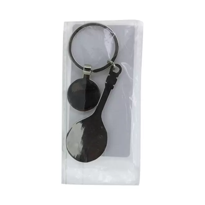 PORTE CLE EN METAL PERSONNALISE 'METALO PADELBALL'