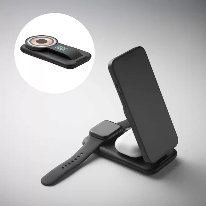 SUPPORT CHARGEUR PERSONNALISABLE 3 EN 1 'GRETA'