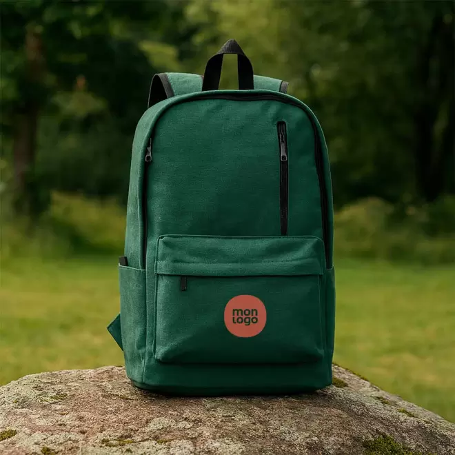 SAC A DOS PERSONNALISABLE COTON RECYCLE 'TITUR'