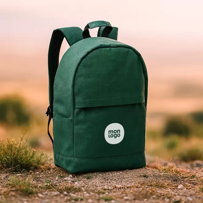 SAC A DOS PERSONNALISABLE ANTIVOL COTON RECYCLE 'TITURO'