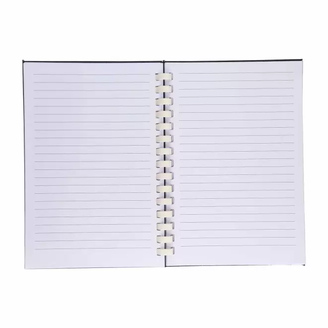 CARNET PERSONNALISABLE A5 RPET A SPIRALES 'NUTS'