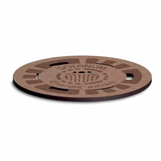 DESSOUS DE VERRE PERSONNALISABLE EN BOIS 'IRWIN'