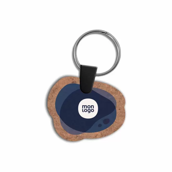 PORTE CLE EN BOIS PERSONNALISE SUR MESURE 'IRWIN 4CM'