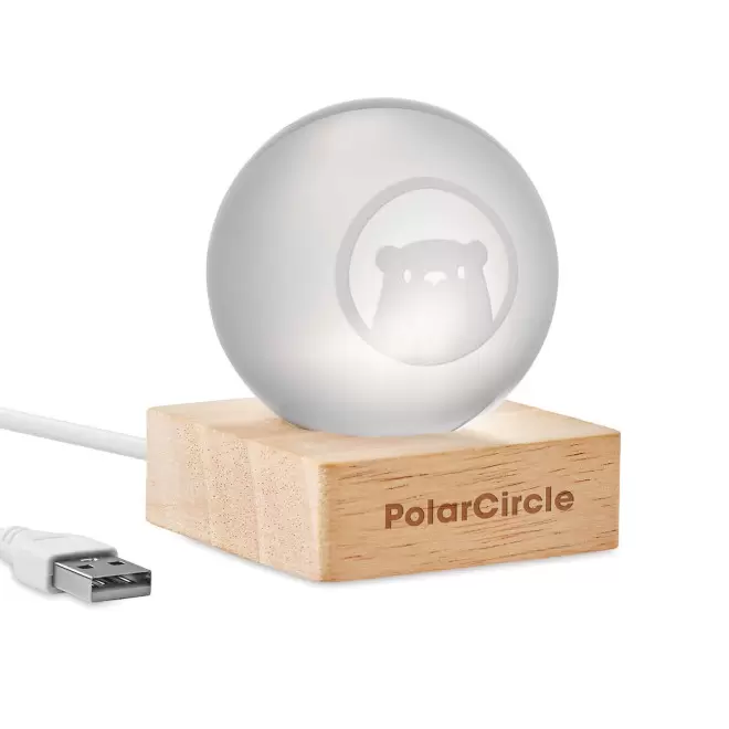 BOULE LUMINEUSE PERSONNALISABLE 'BOULGA'