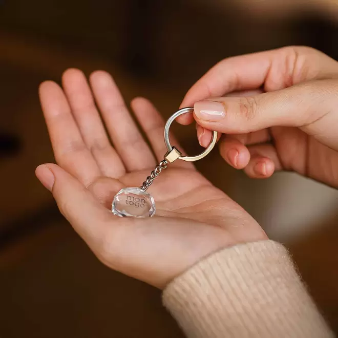 PORTE CLE SOUVENIR PERSONNALISABLE 'LAROSE'