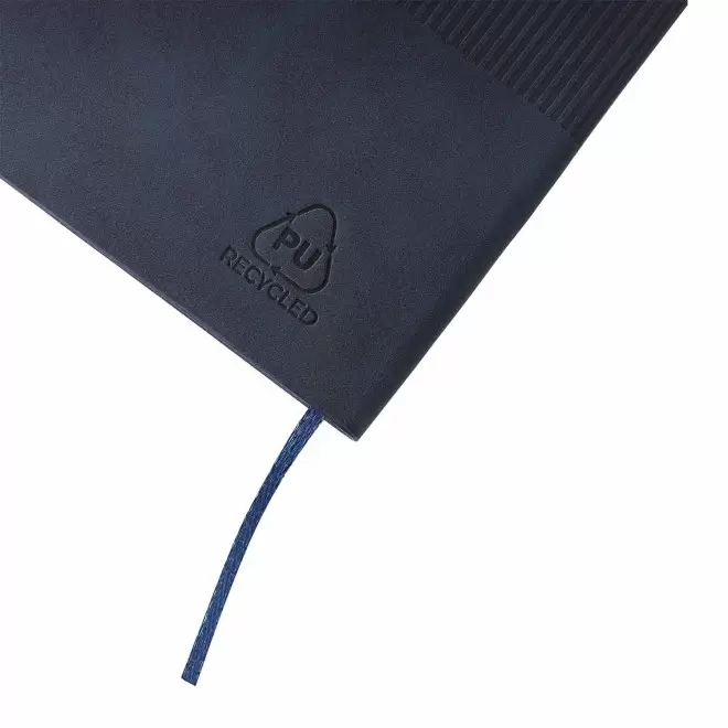 CARNET A5 PERSONNALISABLE EN PU RECYCLE 'POLUX'