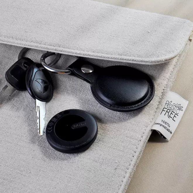 PORTE CLE PERSONNALISABLE GEOLOCALISABLE 'KEYFIND DUAL'