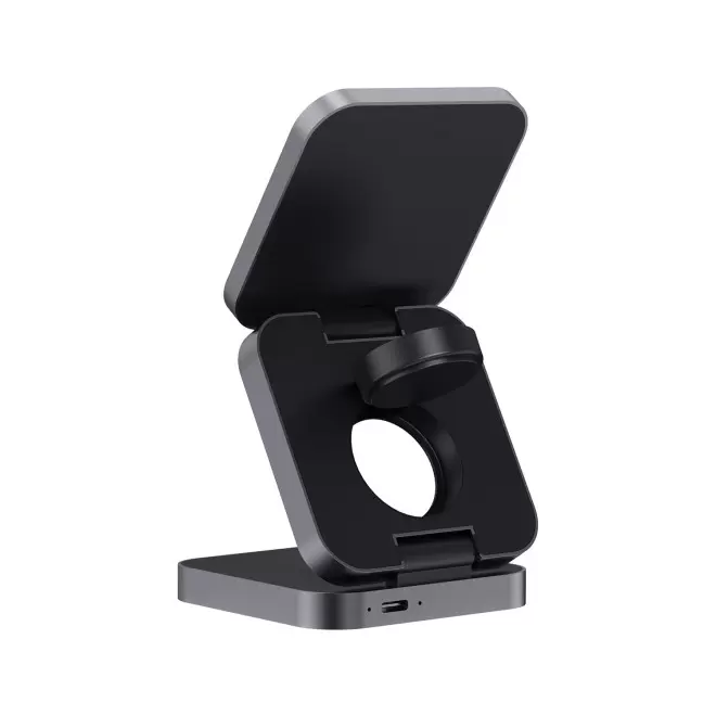 CHARGEUR PLIABLE 3EN1 15W PERSONNALISABLE 'URBAN'