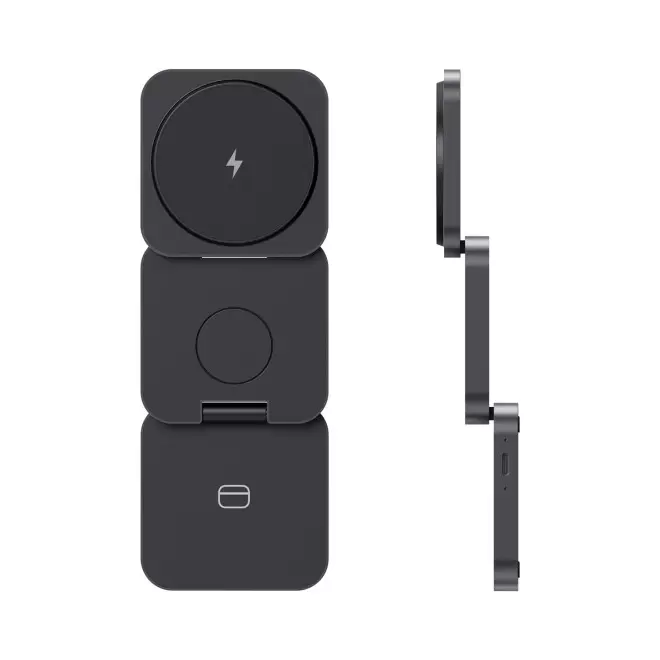 CHARGEUR PLIABLE 3EN1 15W PERSONNALISABLE 'URBAN'