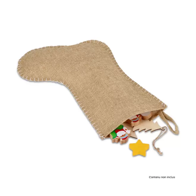 BOTTE DE NOEL PERSONNALISABLE 'NOBO JUTE'