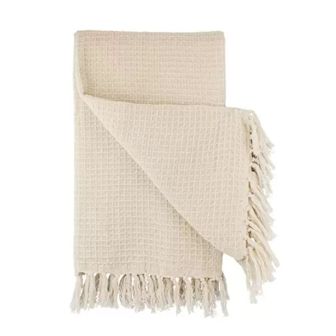 PLAID COTON RECYCLE PERSONNALISABLE A FRANGES 'RUSTO'