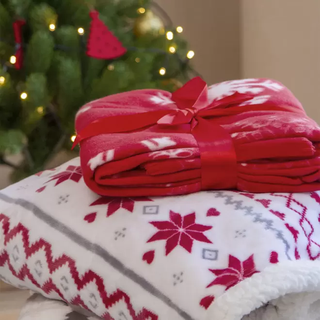 PLAID DE NOEL PERSONNALISABLE 'APPOLU'