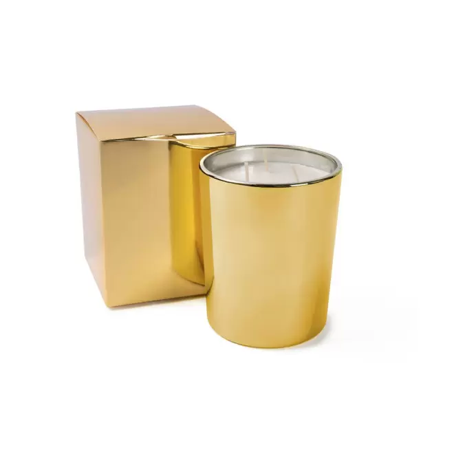 BOUGIE 3 MECHES BOITE BRILLANTE PERSONNALISABLE 'LORENA'