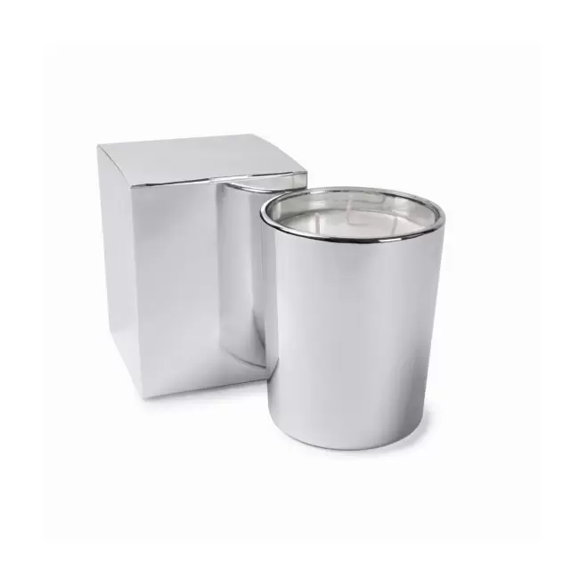 BOUGIE 3 MECHES BOITE BRILLANTE PERSONNALISABLE 'LORENA'