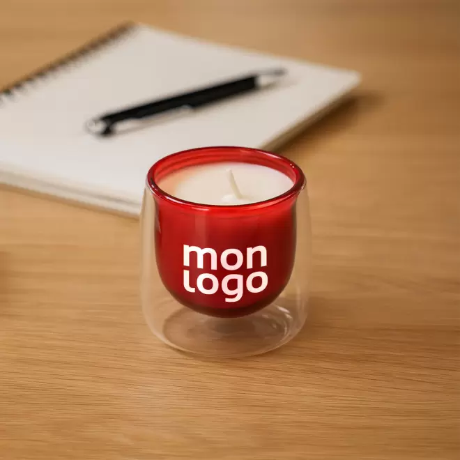 BOUGIE PARFUMEE PERSONNALISEE POT EN VERRE 'POTYL'