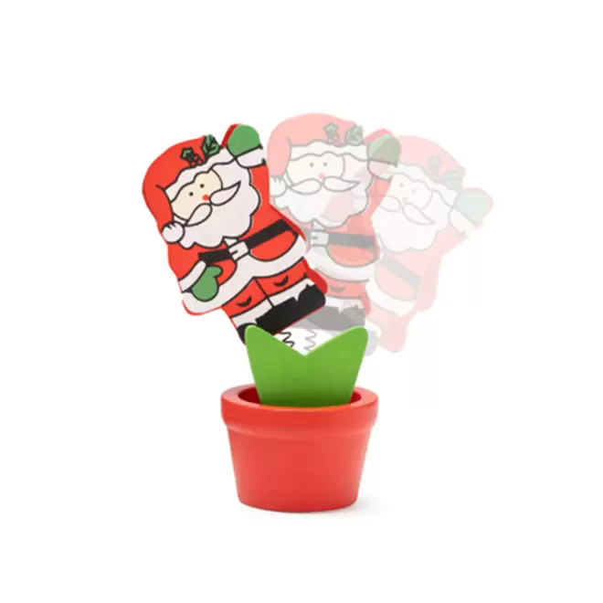 PORTE BLOCS DE NOEL PUBLICITAIRE 'SANTY'