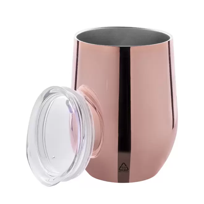 MUG ISOTHERME 350ML PERSONNALISABLE 'GOUGA RECYCLE GOLD'