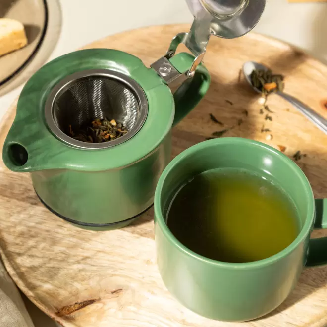 SERVICE A THE AVEC THEIERE PERSONNALISABLE 'INFUSION'