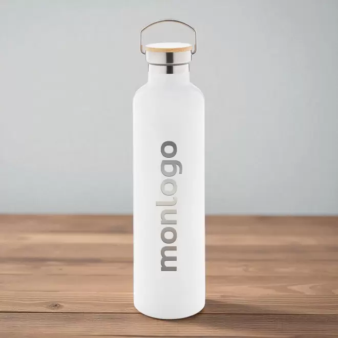 BOUTEILLE ISOTHERME 1L PERSONNALISABLE 'HOLLY RECYCLE'