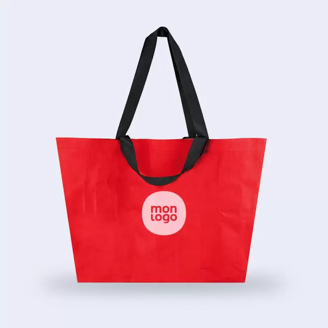 SAC SHOPPING DOUBLE ANSE LAMINE PERSONNALISABLE 'PESCARO'