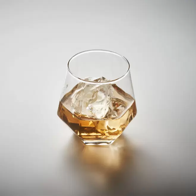 VERRE A WHISKY PERSONNALISABLE EN VERRE 30CL 'DIAMANT'