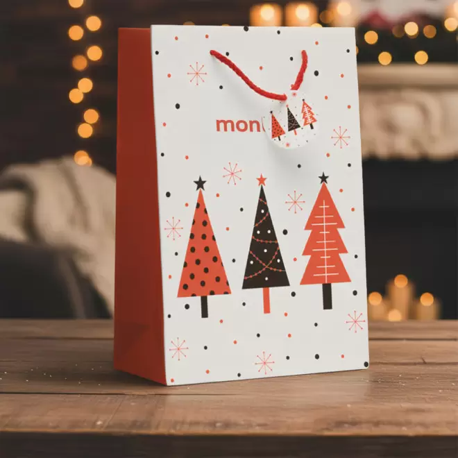 SAC CADEAU NOEL PERSONNALISE 'KADEAU LARGE'