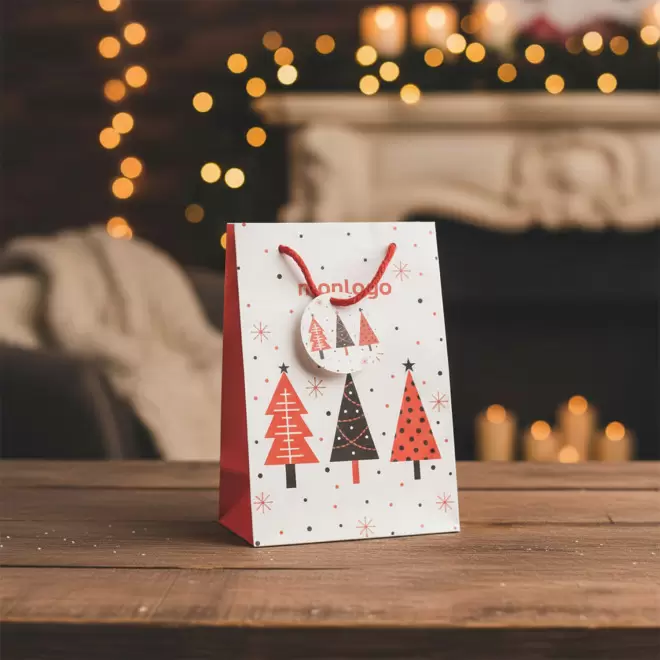 SAC CADEAU NOEL PERSONNALISE 'KADEAU SMALL'