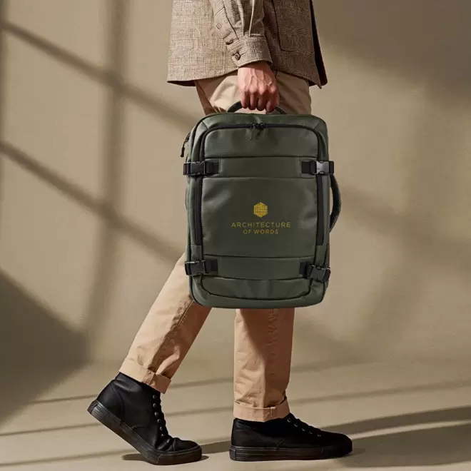 SAC A DOS CABINE PUBLICITAIRE EN PU 'HOSEF'