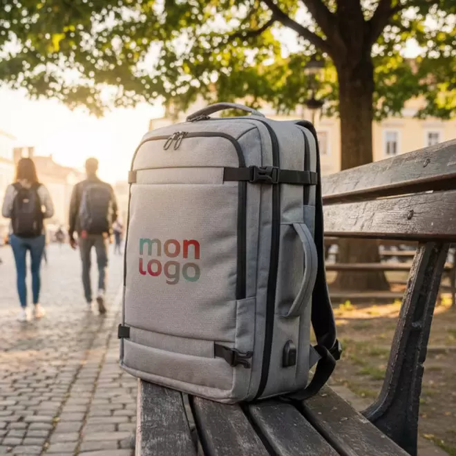 SAC A DOS CABINE PERSONNALISABLE 'MILTOS'