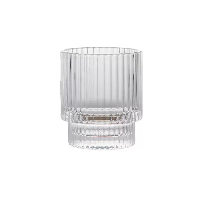 SET 4 VERRES NERVURES 25CL PERSONNALISABLE 'VIVIANE'