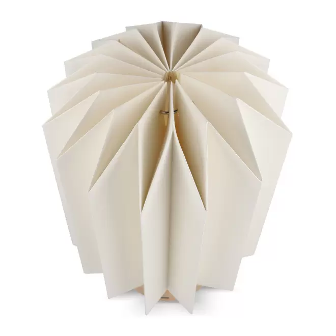 LAMPE LED PERSONNALISABLE EN PAPIER PLIABLE 'AURA'