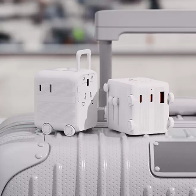 ADAPTATEUR PUBLICITAIRE PRISE UNIVERSELLE 'LUGGIE'