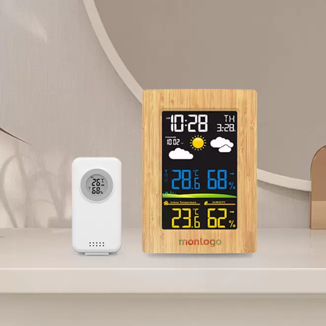 STATION METEO PERSONNALISABLE AVEC SONDE 'NOUAGE BAMBOU'