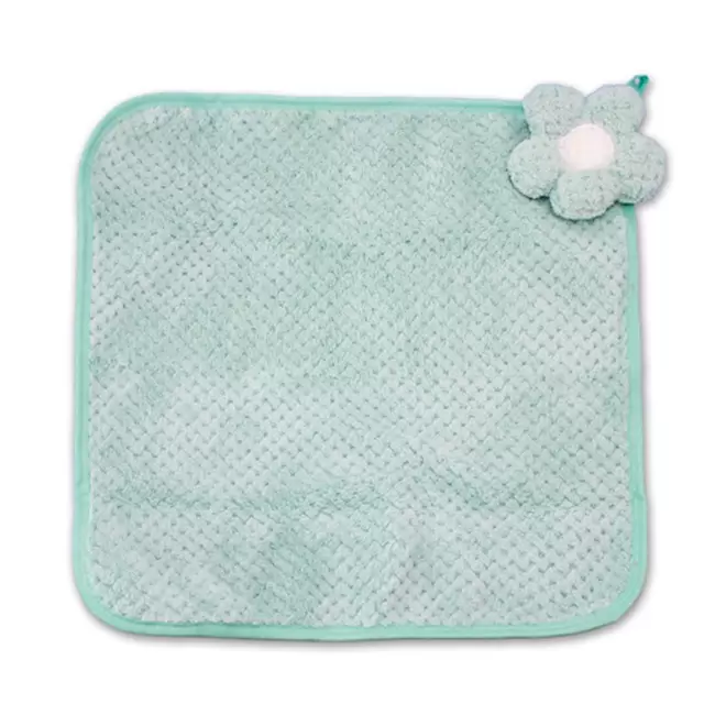 SET 12 SERVIETTES PERSONNALISABLE 'WOUFFY FLEURS'