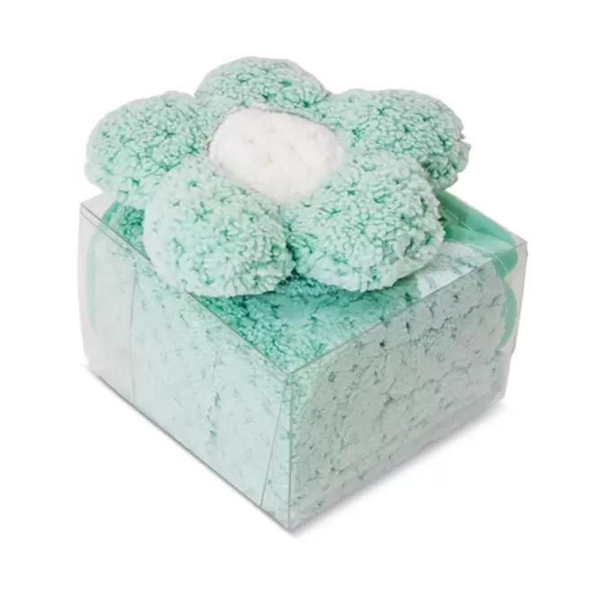 SET 12 SERVIETTES PERSONNALISABLE 'WOUFFY FLEURS'