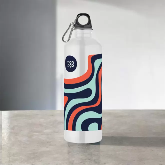 GOURDE PUBLICITAIRE EN ACIER RECYCLE 1L 'AVEREST' 